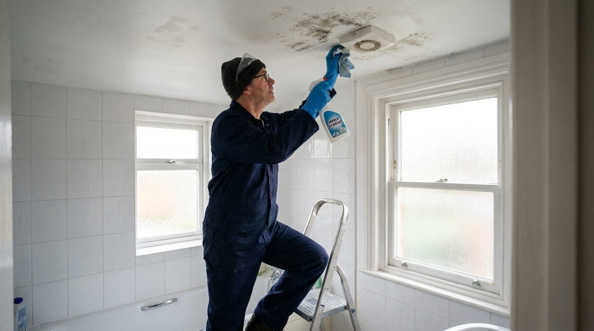 How to Remove Mould from Bathroom Ceilings and Silicone