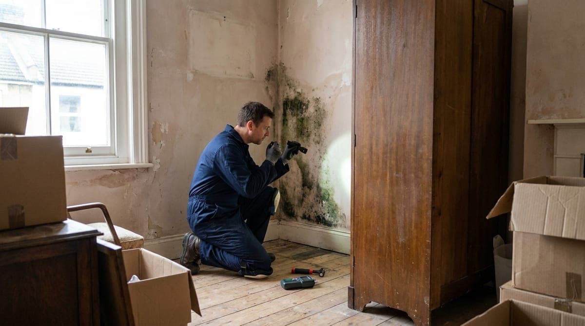 Mould Behind Furniture and in Corners: the Cold Spot Problem