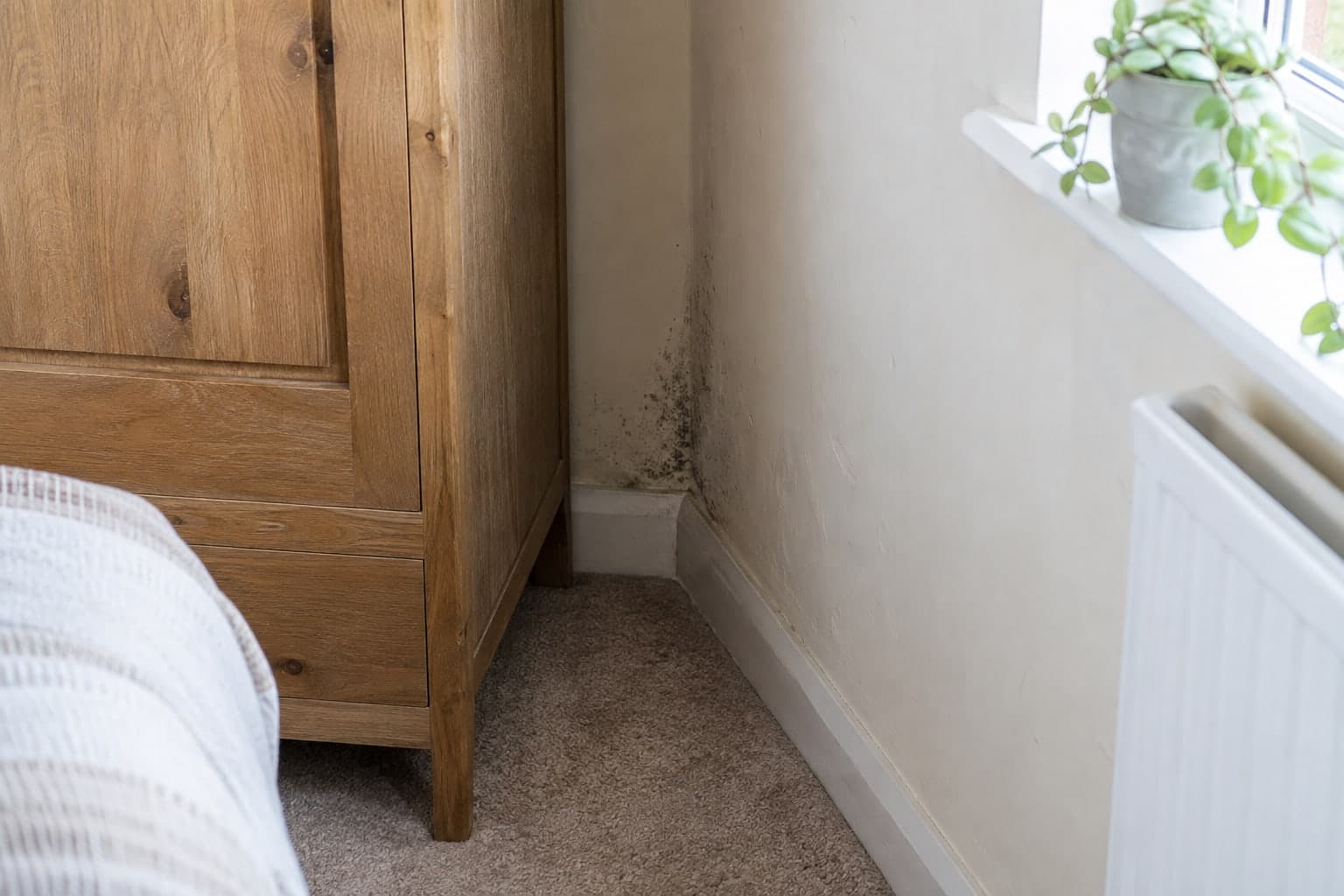 Mould Behind Furniture and in Corners: the Cold Spot Problem